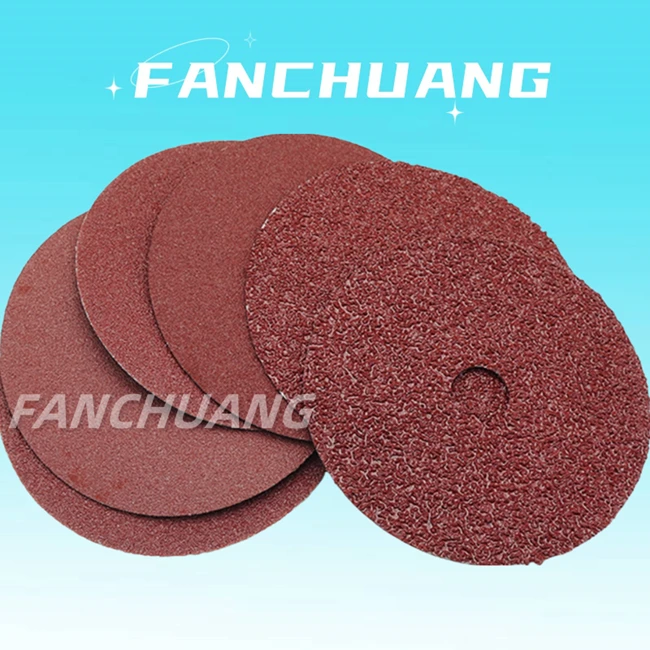 4 Inch Sanding Discs Aluminum Oxide Resin Fiber Grinding Disc With Center Hole