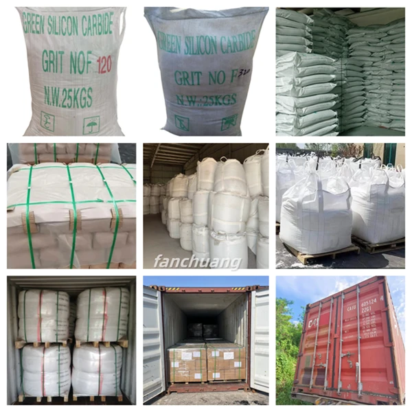 packing picture of green silicon carbide