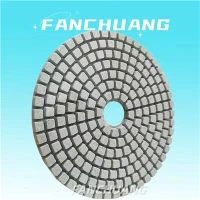 4 inç 100mm Islak Reçine Bond Esnek Mermer Zemin Taşlama Tekerleği Parlatma Granit Pedleri